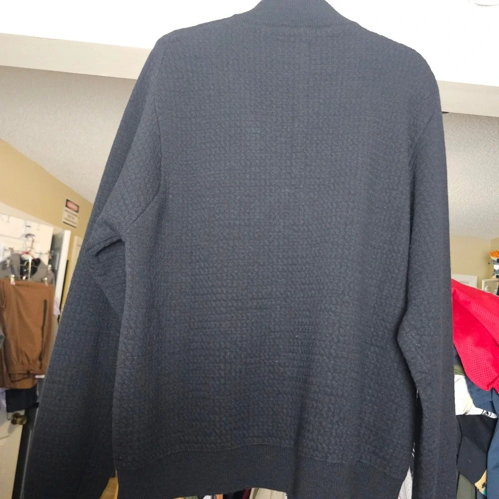 Nike Every Stitch Considered Cashmere Wool Jacket Mens XXL Black
